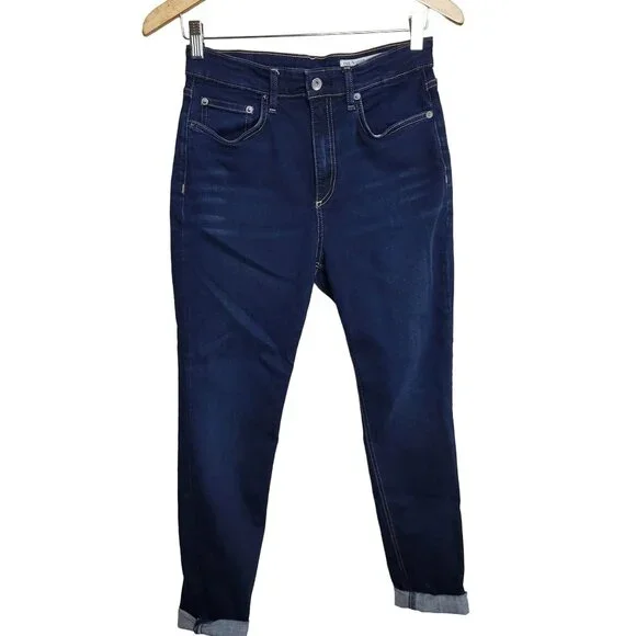 Rag & Bone Nina High Waist Ankle Skinny Jeans In Carmen Size 28 - Picture 2 of 8
